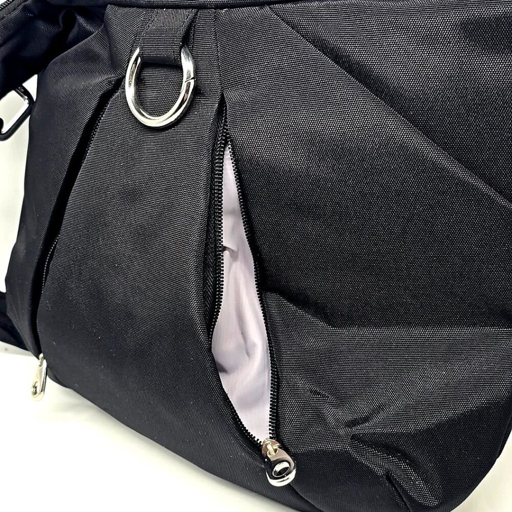 Travelon Crossbody Bag Black Color Nylon Anti-Theft Women's Purse - Picture 6 of 12